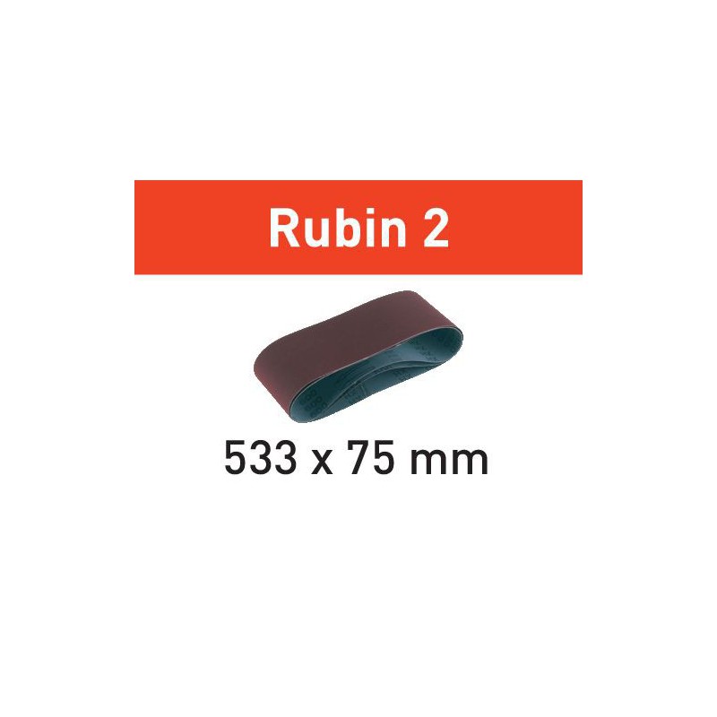 Taśma szlifierska L533X 75-P120 RU2+10 Rubin 2