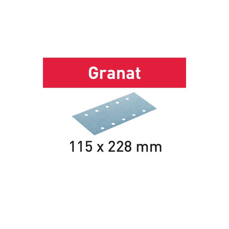 Arkusze ścierne STF 115x228 P100 GR+100 Granat