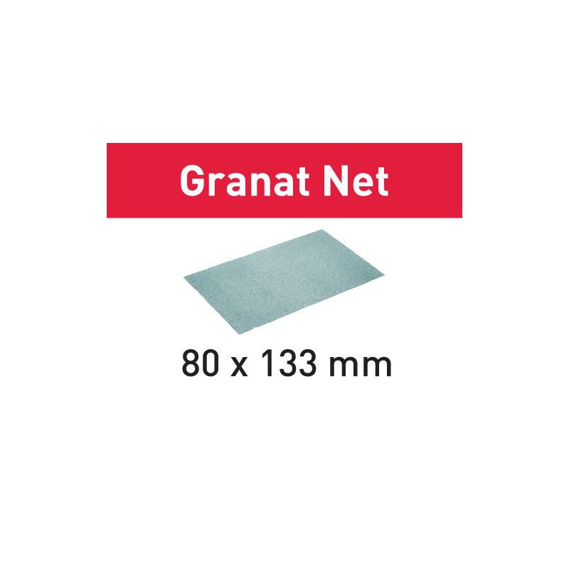 Materiały ścierne z włókniny STF 80x133 P100 GR NET+50 Granat Net